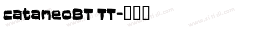 cataneoBT TT字体转换